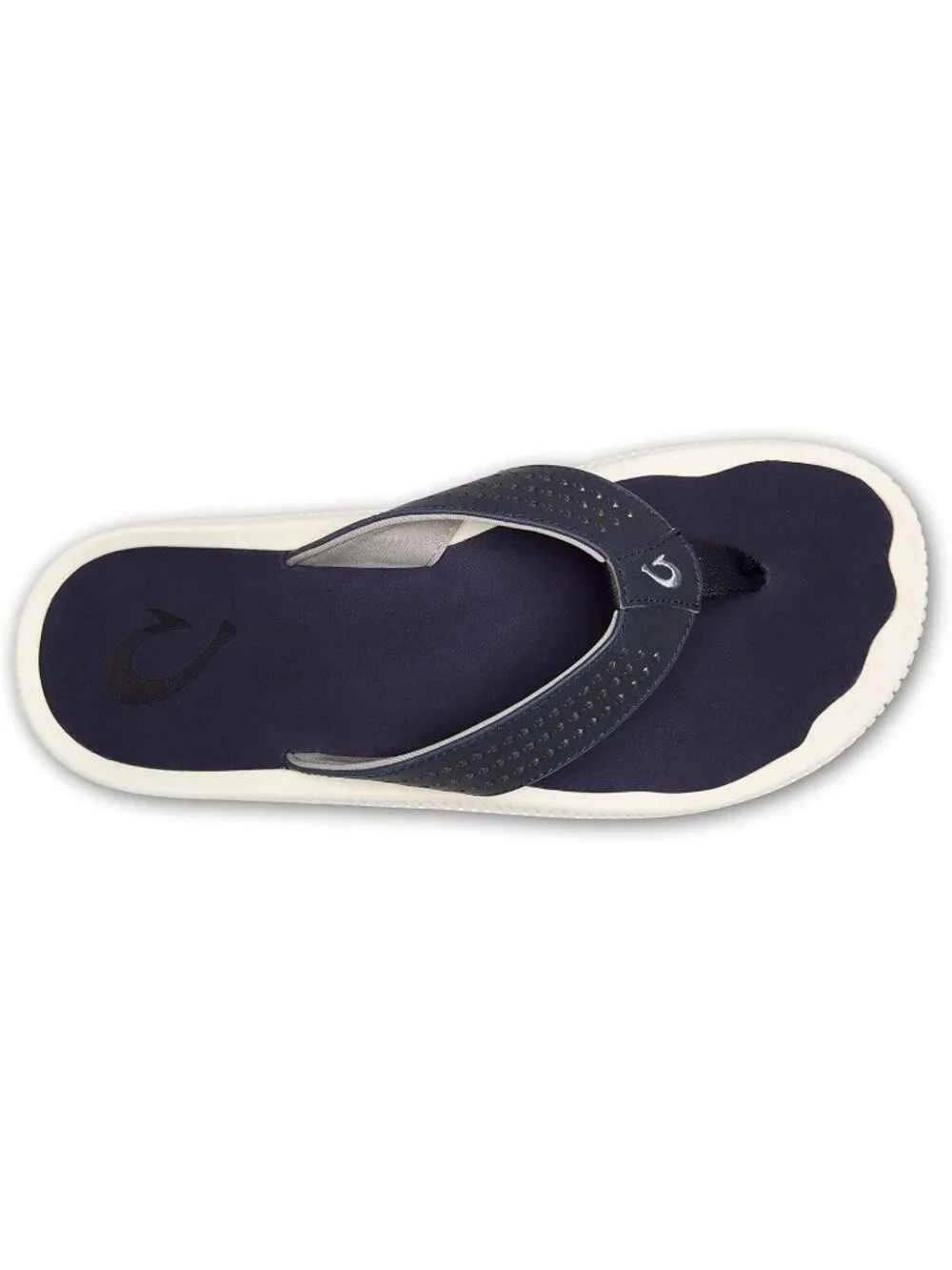 Men's Navy Blue Synthetic Beach Sandals Water Resistant Flip Flops Comfort Fit